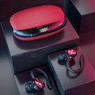 Fones de ouvido Bluetooth Vylaras S730 Sports 2024 com display LED