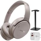 Fones de ouvido Bose QuietComfort sem fio com cancelamento de ruído e microfone