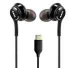 Fones de ouvido com fio ElloGear AKG com microfone USB-C para Samsung