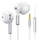 Fones de ouvido com fio, fones de ouvido BENEWY, com microfone, brancos