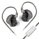 Fones de ouvido com fio H HIFIHEAR CRA Powerful Bass com microfone preto Fones de ouvido com fio H HIFIHEAR CRA Powerful Bass com microfone preto