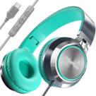 Fones de ouvido com fio INFURTURE USB C (Tipo C) com microfone e controle de volume