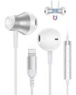 Fones de ouvido com fio Lightning Haoano com microfone e cancelamento de ruído