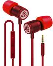 Fones de ouvido com fio LUDOS Ultra com microfone, 5 anos de garantia, vermelhos Fones de ouvido com fio LUDOS Ultra com microfone, 5 anos de garantia, vermelhos
