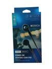 Fones de ouvido com fio modelo fon-8701