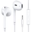 Fones de ouvido com fio MOSWAG com microfone e conector de 3,5 mm para dispositivos Fones de ouvido com fio MOSWAG com microfone e conector de 3,5 mm para dispositivos