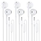 Fones de ouvido com fio MOSWAG com microfone e conector de 3,5 mm para smartphones Fones de ouvido com fio MOSWAG com microfone e conector de 3,5 mm para smartphones