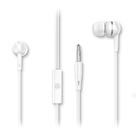 Fones de ouvido com fio Motorola 105 com microfone branco