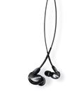 Fones de ouvido com fio Shure SE215 PRO com isolamento acústico com estojo de transporte