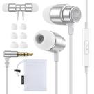Fones de ouvido com fio Ulix Rider com microfone, garantia de 5 anos - branco
