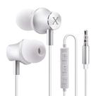 Fones de ouvido com fio XINLIANG com microfone e controle de volume