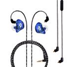 Fones de ouvido com monitor intra-auricular BASN Bsinger Pro Clear Blue