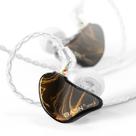 Fones de ouvido com monitor intra-auricular BASN MMCX Triple Driver IEM Golden