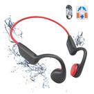 Fones de Ouvido de Condução Óssea GenXenon Bluetooth - Preto e Vermelho