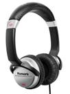 Fones de ouvido de DJ Numark HF125 ultraportáteis com cabo de 6 pés prateado