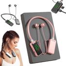 Fones de ouvido de transmissão ao vivo com placa de som sem fio, fones de ouvido de transmissão ao vivo e edição de áudio sem fio, fones de ouvido Bluetooth sem fio à prova d'água com faixa de pescoço com tela, espera ultralonga (B)