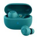 Fones de ouvido e estojo de carregamento sem fio JLab Go Pop ANC True, azul-petróleo, cancelamento ativo de ruído, drivers de 10 mm, conexão dupla, personalize seu som com o aplicativo, modo Be Aware, ajuste compacto, microfone MEMS
