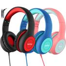 Fones de ouvido EarFun K1 Kids com fio com microfone, limite de 85/94dB