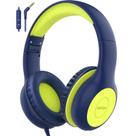 Fones de ouvido EarFun Kids com fio com microfone, limite de volume de 85/94dB