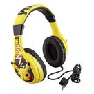 Fones de Ouvido eKids Pokémon Pikachu com Fio - Conector P2 (3,5mm)