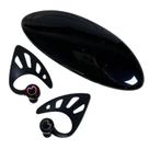 Fones de ouvido Elf Ear sem fio Fones de ouvido Elf LED IPX4 pretos