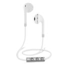 Fones de ouvido estéreo sem fio Bluetooth com microfone - Branco Fones de ouvido estéreo sem fio Bluetooth com microfone - Branco