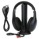 Fones de ouvido fones de ouvido 5 em 1 sem fio sem fio rf fones de ouvido fone de ouvido para pc tv rádio skype com microfone