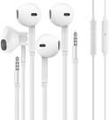 Fones de ouvido Fones de ouvido com fio WEIZY Vize de 3,5 mm com microfone - pacote com 2