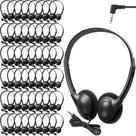 Fones de ouvido Frienda Classroom On-Ear Wired Stereo, pacote 48