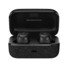 Fones de ouvido intra-auriculares Bluetooth Sennheiser Consumer Audio MOMENTUM True Wireless 3 Earbuds para música e chamadas com ANC, conectividade multiponto, IPX4, carregamento Qi, duração da bateria de 28 horas, design compacto, preto