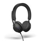 Fones de ouvido Jabra Evolve2 40 com fio USB-A estéreo preto