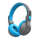 Fones de ouvido JLab JBuddies Studio 2 Wireless+Wired Kids cinza/azul