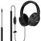 Fones de ouvido Joysico 6m com cabo extra longo para controle de volume de TV e PC
