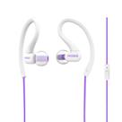 Fones de ouvido Koss KSC32i V Sport Clip, violeta para fitness