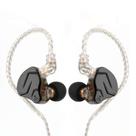 Fones de ouvido Linsoul KZ ZSN PRO X Hybrid 1BA+1DD com microfone preto Fones de ouvido Linsoul KZ ZSN PRO X Hybrid 1BA+1DD com microfone preto
