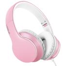 Fones de ouvido LORELEI X6 Over-Ear com microfone rosa pérola