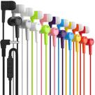 Fones de ouvido Maeline Wired com microfone, pacote com 50 cores