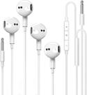 Fones de ouvido Masterplug com certificação Apple MFi com microfone de 3,5 mm