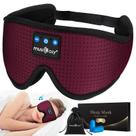 Fones de ouvido MUSICOZY Sleep Bluetooth 5.4 Máscara de dormir para mamãe, mulheres e homens, fones de ouvido de música sem fio, fones de ouvido para quem dorme de lado, alto-falantes HD embutidos, gadgets legais, presentes exclusivos