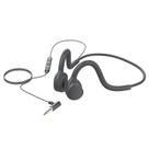 Fones de ouvido Open Ear Sport, faixa de pescoço com fio e microfone de 3,5 mm/tipo C