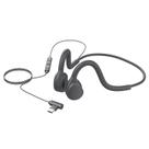Fones de ouvido Open Ear Sport, faixa de pescoço com fio e microfone tipo C