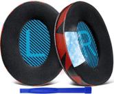 Fones de ouvido para fones de ouvido SoloWit Cooling Gel Replacement Red