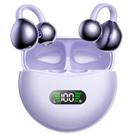 Fones de ouvido sem fio ABCDONG Open Ear Clip On com estojo de carregamento