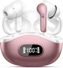 Fones de ouvido sem fio AOSRAU I63 Bluetooth 5.4 IP7 Rose Gold