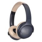 Fones de ouvido sem fio Audio Technica ATH-S220BTNBG azul/bege Fones de ouvido sem fio Audio Technica ATH-S220BTNBG azul/bege
