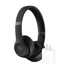 Fones de ouvido sem fio Beats Solo 4 com adaptador de alimentação de 20 W preto