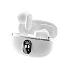 Fones de ouvido sem fio Bluetooth 5.4 com display LED e microfone - preto