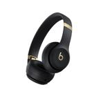 Fones de ouvido sem fio Bluetooth Beats Solo 4, preto e dourado