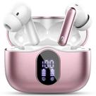 Fones de ouvido sem fio Btootos A90 Bluetooth 5.4 IP7 Rose Gold