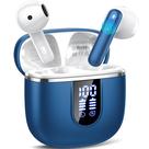 Fones de ouvido sem fio Cillso H97 Bluetooth 5.4 HiFi Stereo Navy